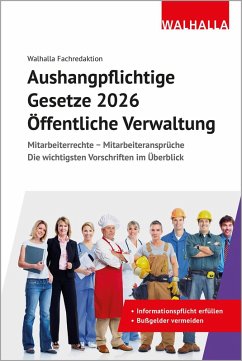 Cover Aushangpflichtige Gesetze 2026 Öffentliche Verwaltung