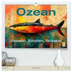 Ozean - Flossen, Schalen, Tentakel (hochwertiger Premium Wandkalender 2026 DIN A2 quer), Kunstdruck in Hochglanz Ozean - Flossen, Schalen, Tentakel (hochwertiger Premium Wandkalender 2026 DIN A2 quer), Kunstdruck in Hochglanz