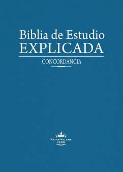 Cover Biblia de Estudio Explicada (Piel Especial Azul)