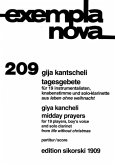 Tagesgebete für 19 Instrumentalisten, Knabenstimme und Soloklarinette Studienpartitur Tagesgebete für 19 Instrumentalisten, Knabenstimme und Soloklarinette Studienpartitur