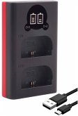 Baxxtar Pro Ladegerät LCD Dual für LP-E6