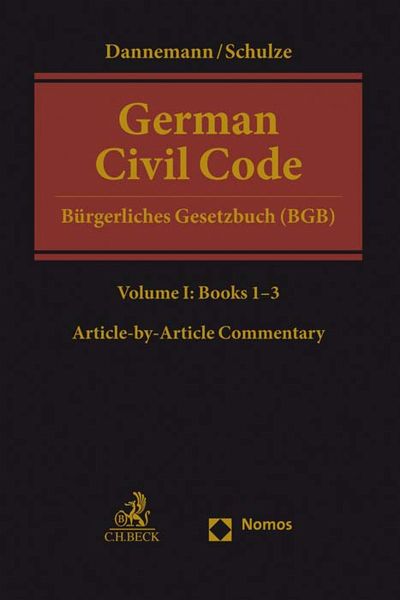 German Civil Code Volume I (eBook, PDF) German Civil Code Volume I (eBook, PDF)