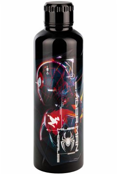 Cover Marvel Miles Morales Metall Wasserflasche