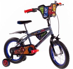 Cover Huffy Avengers 14 Zoll Fahrrad, Grau/Schwarz