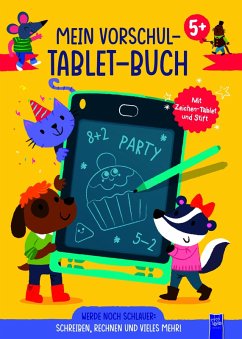 Cover Mein Vorschul-Tablet-Buch 5 + (gelbes Cover)