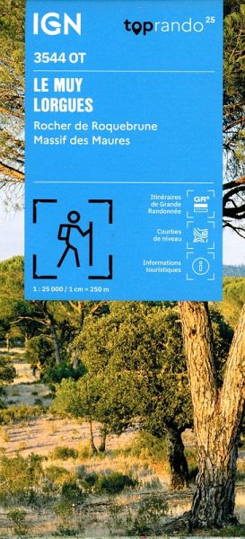 3544OT Le Muy - Lorgues - Montagne de Roquebrune - Massif des 3544OT Le Muy - Lorgues - Montagne de Roquebrune - Massif des