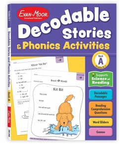 Cover Decodable Stories and Phonics Activities, Level A, Grade K - 1 Workbook