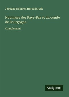 Cover Nobiliaire des Pays-Bas et du comté de Bourgogne