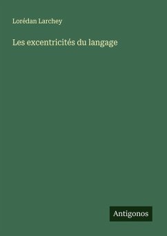 Cover Les excentricités du langage