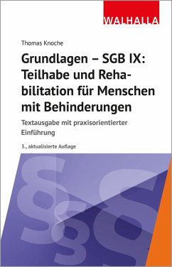Cover Grundlagen - SGB IX: Teilhabe und Rehabilitation von Menschen mit Behinderungen