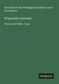 Biographie nationale Biographie nationale