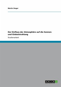 Der Einfluss der Atmosphäre auf die Sonnen- und Globalstrahlung