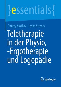 Cover Teletherapie in der Physio, -Ergotherapie und Logopädie