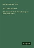 De la connaissance De la connaissance