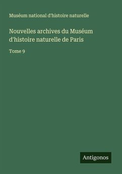 Cover Nouvelles archives du Muséum d'histoire naturelle de Paris
