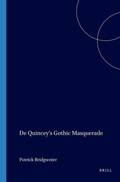 Cover De Quincey's Gothic Masquerade