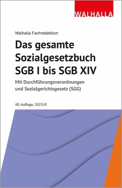 Cover Das gesamte Sozialgesetzbuch SGB I bis SGB XIV