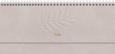 BRUNNEN 1077267016 Querterminbuch Mod. 772 2026 297×105 mm, Karton, hanf BRUNNEN 1077267016 Querterminbuch Mod. 772 2026 297×105 mm, Karton, hanf