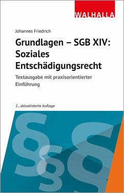 Cover Grundlagen SGB XIV - Soziales Entschädigungsrecht