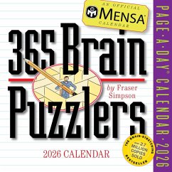Cover Mensa 365 Brain Puzzlers Page-A-Day® Calendar 2026