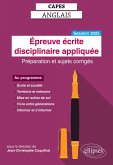 CAPES Anglais 2025 - Épreuve écrite disciplinaire appliquée CAPES Anglais 2025 - Épreuve écrite disciplinaire appliquée