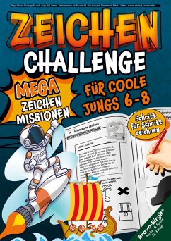 Cover Mega-Zeichen-Challenge für coole Jungs ab 6 Jahren