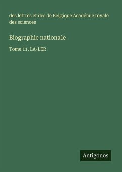 Cover Biographie nationale