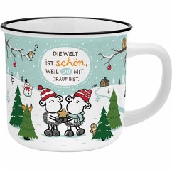 Cover Becher XL Winter Welt
