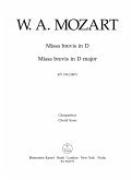 Missa brevis D-Dur KV194 für Soli, gem Chor und Orchester Chorpartitur Missa brevis D-Dur KV194 für Soli, gem Chor und Orchester Chorpartitur