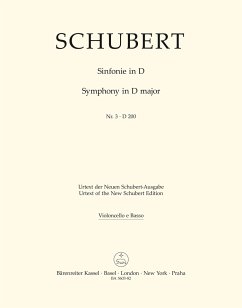 Cover Sinfonie D-Dur Nr.3 D200 für Orchester Violoncello/Bass