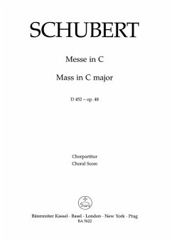 Cover Messe C-Dur op.48 D452 für Soli, gem Chor, Orchester und Orgel Chorpartitur