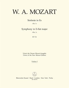 Cover Sinfonie Es-Dur Nr.1 KV16 für Orchester Violine 1