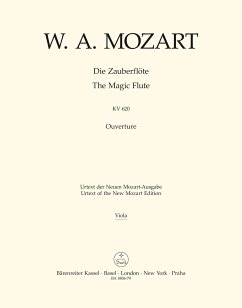 Cover Ouvertüre zu Die Zauberflöte KV620 für Orchester Viola