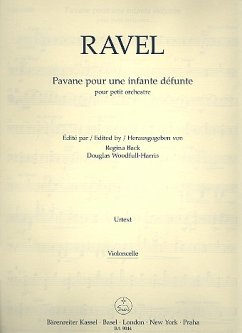 Cover Pavane pour une infante défunte pour pour petit orchestre Violoncello