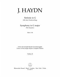 Cover Sinfonie G-Dur Nr.94 Hob.I:94 für Orchester Violine 2