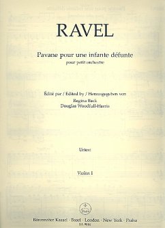 Cover Pavane pour une infante défunte pour pour petit orchestre Violine 1