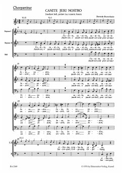 Cover Canite Jesu nostro für gem Chor (SAB) und Streicher Chorpartitur (la/dt)