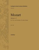 Missa in C KV 167 (Trinitatis) Vc/Kb GCh,Orch E