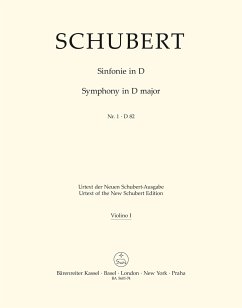 Cover Sinfonie Nr. 1 D-Dur D 82