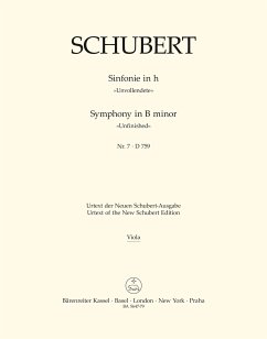 Cover Sinfonie h-Moll D759 für Orchester Viola