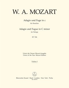 Cover Adagio und Fuge c-moll KV546 für Streicher Violine 1