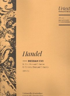 Cover Messiah HWV56 für Soli, gem Chor und Orchester Violoncello/Kontrabass