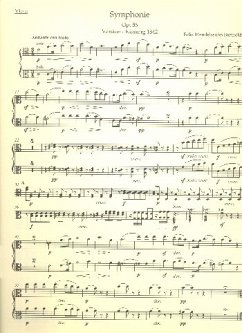 Cover Sinfonie a-Moll Nr.3 op.56 für Orchester Viola