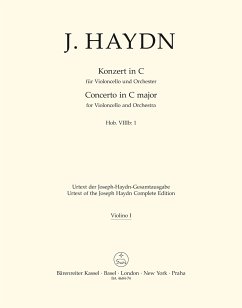 Cover Konzert C-Dur Hob.VIIb:1 für Violoncello und Orchester Violine 1