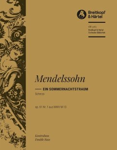 Cover Scherzo op.61,1 für Orchester Kontrabass Ein Sommernachtstraum
