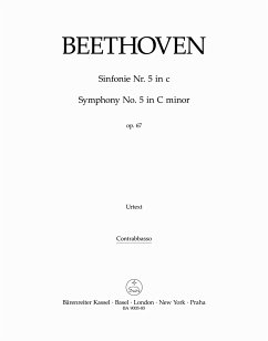 Cover Sinfonie c-Moll Nr.5 op.67 für Orchester Kontrabaß