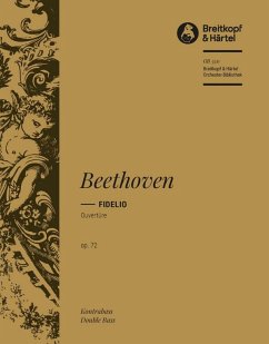 Cover Ouvertüre zur Oper Fidelio op.72 für Orchester Kontrabass
