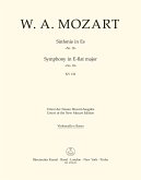 SINFONIE ES-DUR KV132: FUER ORCHESTER, VIOLONCELLO/KONTRABASS FISCHER, W.,ED.