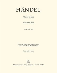 Cover Wassermusik HWV348-350 für Orchester Cello/Baß