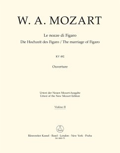Cover Ouvertüre zu Le nozze di Figaro KV492 für Orchester Violine 2